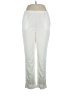 Blair 100% Polyester Solid Ivory Track Pants Size 16 - photo 1