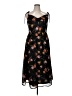 Lost + Wander 100% Polyester Floral Black Cocktail Dress Size 1X - photo 1