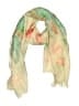 Spun 100% Polyester Tropical Yellow Green Scarf One size - photo 1
