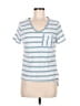 Cato Stripes Blue Short Sleeve T-Shirt Size M - photo 1