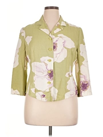 Emma James 3/4 Sleeve Button-Down Shirt (view 1)