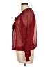 Esprit 100% Polyester Red Long Sleeve Blouse Size L - photo 5