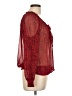 Esprit 100% Polyester Red Long Sleeve Blouse Size L - photo 4
