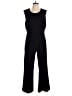 DKNY Solid Black Jumpsuit Size 14 - photo 1