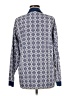 JCPenney Paisley Blue Long Sleeve Blouse Size M - photo 2