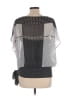 Studio M Gray 3/4 Sleeve Blouse Size L - photo 2