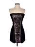 Bebe 100% Polyester Black Cocktail Dress Size XXS - photo 1