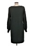 Max Studio Solid Gray Casual Dress Size L - photo 2