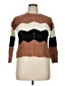 Moral Society 100% Acrylic Chevron-herringbone Brown Pullover Sweater Size XL - photo 1