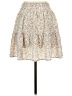 Shein 100% Polyester Paisley Ivory Casual Skirt Size L - photo 2