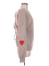 Unbranded 100% Polyester Hearts Gray Pullover Sweater Size M - photo 4