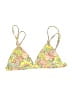 Unbranded Floral Yellow Swimsuit Top Size S - photo 1