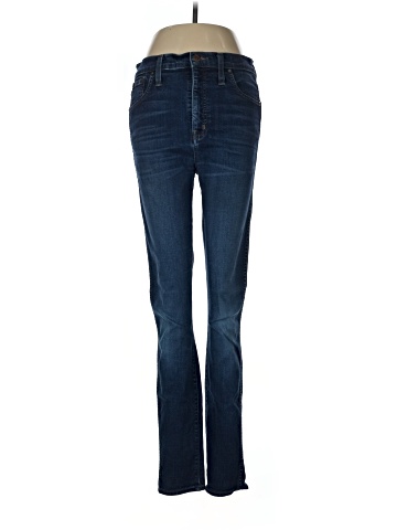 Madewell Tall 10" High-Rise Skinny Jeans in Hayes Wash (view 1)