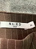 NA-KD Stripes Brown Dress Pants Size 34 waist - photo 7