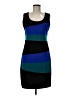 NY Collection Color Block Blue Casual Dress Size M - photo 1