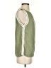 Zara Basic 100% Tencel Green Sleeveless Blouse Size S - photo 4