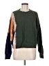 VLVT 100% Cotton Color Block Green Sweatshirt Size M - photo 1