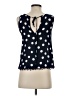 Three Dots 100% Viscose Blue Sleeveless Blouse Size XS - photo 2