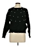 Bershka Stars Black Pullover Sweater Size L - photo 1