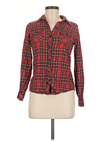 Fun & Flirt Long Sleeve Button-Down Shirt (view 1)