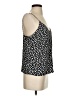 Something Navy 100% Viscose Black Tank Top Size S - photo 4