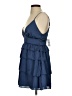 Forever 21 100% Polyester Solid Blue Cocktail Dress Size S - photo 5