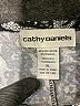 Cathy Daniels Black Gray 3/4 Sleeve Blouse Size XL - photo 7