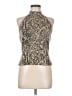 St. John Gold Tan Sleeveless Blouse Size 6 - photo 1