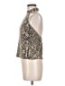 St. John Gold Tan Sleeveless Blouse Size 6 - photo 5