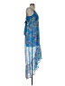 BCBGeneration 100% Polyester Paisley Blue Cocktail Dress Size XS - photo 4