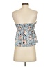 Shein 100% Polyester Blue Sleeveless Blouse Size S - photo 2