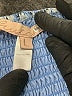 Hutch Blue 3/4 Sleeve Blouse Size L - photo 6