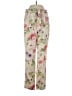 Express 100% Polyester Floral Ivory Casual Pants Size XS - photo 1