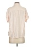 Splendid 100% Viscose Stripes Ivory Short Sleeve Blouse Size S - photo 2