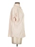 Splendid 100% Viscose Stripes Ivory Short Sleeve Blouse Size S - photo 4