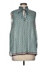 Max Studio 100% Polyester Teal Sleeveless T-Shirt Size M - photo 1