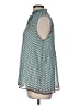 Max Studio 100% Polyester Teal Sleeveless T-Shirt Size M - photo 5