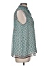 Max Studio 100% Polyester Teal Sleeveless T-Shirt Size M - photo 4