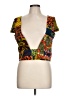 Assorted Brands Gold Short Sleeve Top Size S (estimated) - photo 1