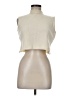 St. John Ivory Short Sleeve Turtleneck Size M - photo 1