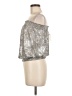 Unbranded Metallic Silver Sleeveless Blouse Size M - photo 5