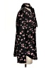 Ann Taylor 100% Polyester Floral Black Long Sleeve Blouse Size S - photo 4