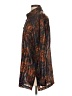 Tess 100% Polyester Paisley Brown Long Sleeve Blouse Size S - photo 5