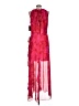 Betsy & Adam 100% Polyester Red Cocktail Dress Size 12 - photo 2