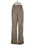Shein Plaid Brown Casual Pants Size 4 - photo 1