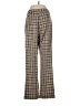Shein Plaid Brown Casual Pants Size 4 - photo 2