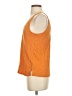 H&M 100% Polyester Orange Sleeveless Blouse Size S - photo 5
