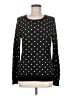 Unbranded 100% Polyacryl Polka Dots Black Pullover Sweater Size 6 - photo 1