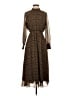 Madewell 100% Polyester Animal Print Brown Casual Dress Size XXS - photo 1