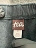 Tea Black Casual Pants Size 8 - photo 3